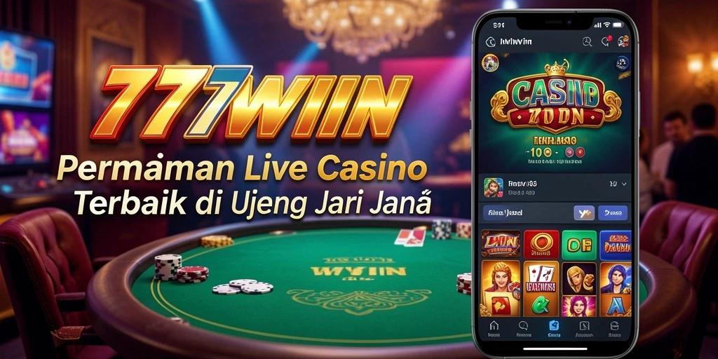 Tampilan menawan gameplay Live Casino dengan dealer profesional.