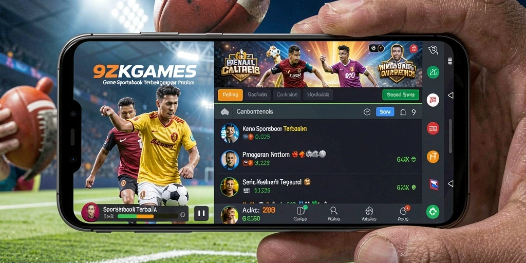 Screenshot dari gameplay <strong>9ZKGAMES</strong> saat melakukan taruhan olahraga.