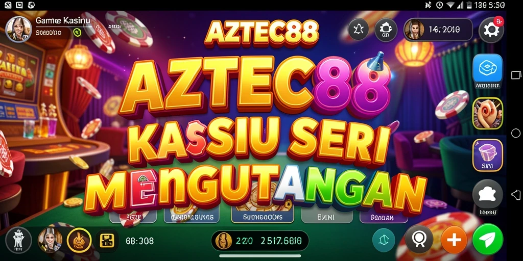 Tampilan gameplay seru AZTEC88 yang menawarkan berbagai pilihan permainan Kasino.