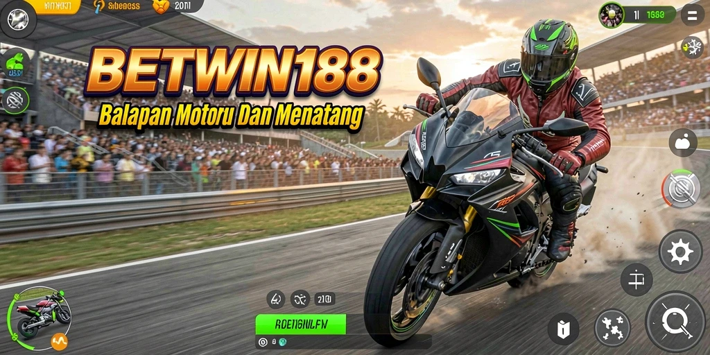 Gameplay balapan motor yang mendebarkan dalam BETWIN188.