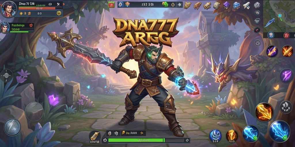 Tangkapan layar menampilkan pertarungan epik dalam game ARPG.