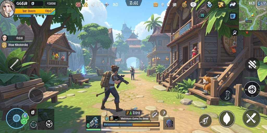 Tampilan gameplay menarik dan seru di G668.