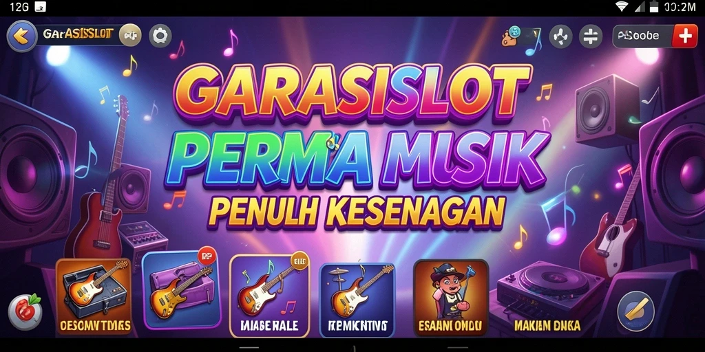 Tampilan gameplay menarik dari GARASISLOT yang penuh warna.