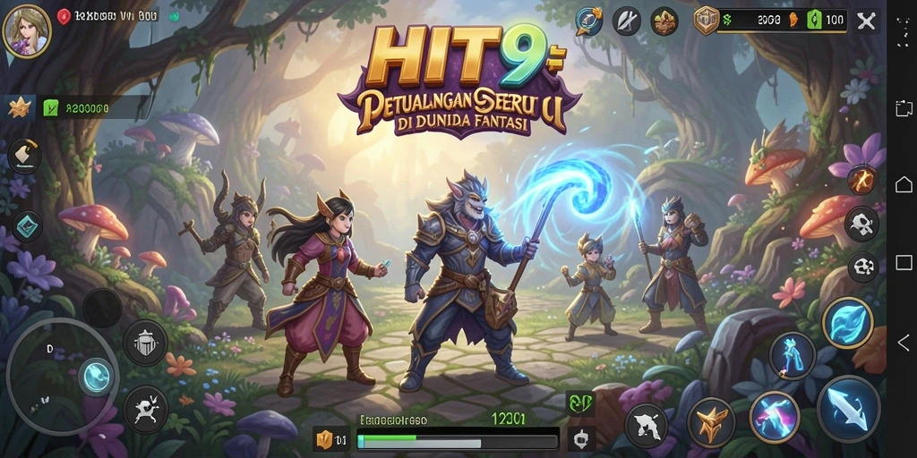 Tampilan gameplay HIT9 yang mendebarkan dalam petualangan Adventure.