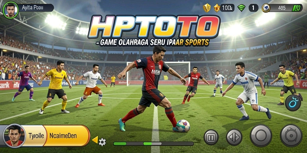 Tampilan gameplay seru HPTOTO dalam aksi olahraga.
