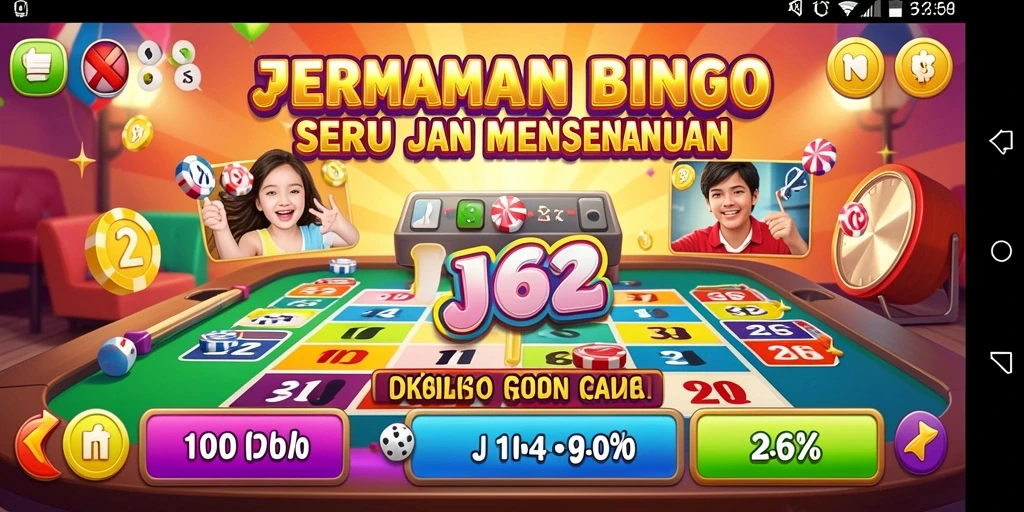 Tampilan gameplay JJ62 yang seru dengan suasana Bingo yang mengasyikkan.