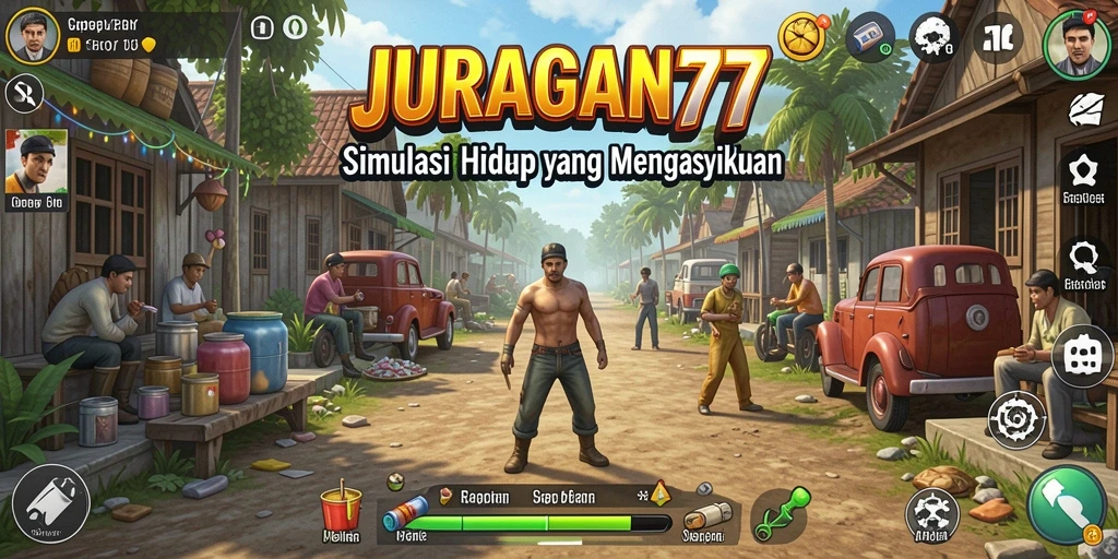 Screenshot gameplay JURAGAN77 yang menggambarkan keseruan simulasi.