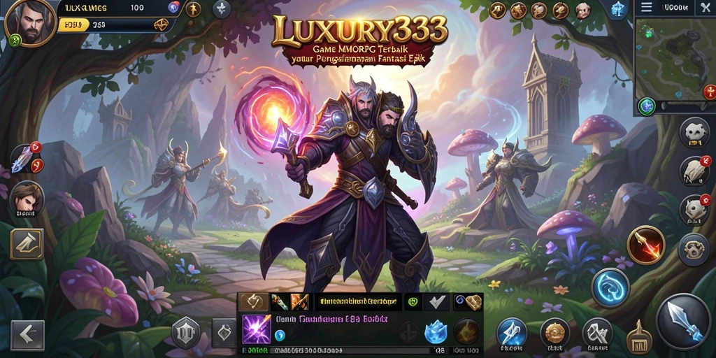Cuplikan gameplay MMORPG yang mengasyikkan dalam LUXURY333.