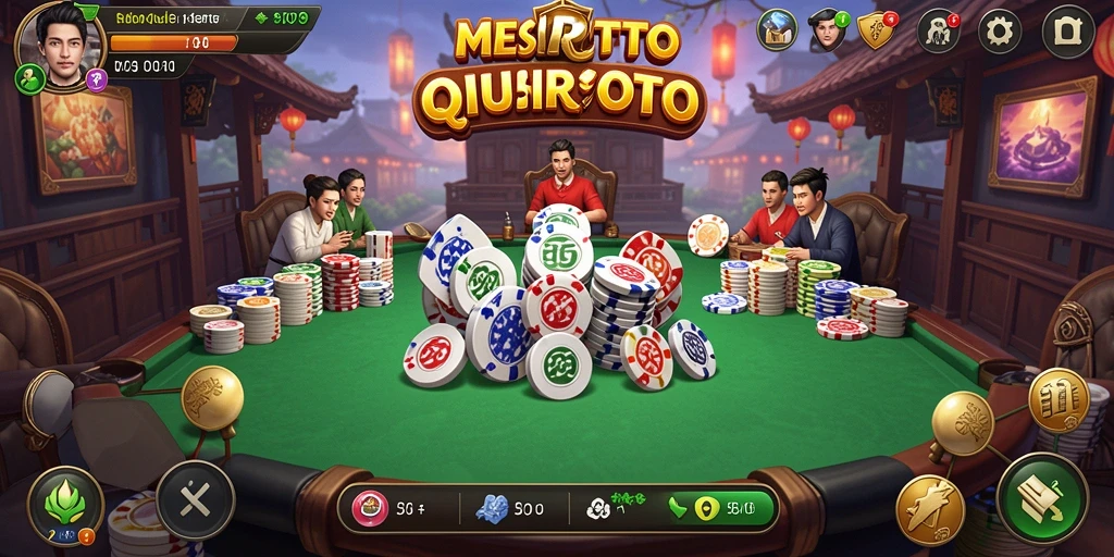 Gambar tampilan gameplay QiuQiu yang menarik