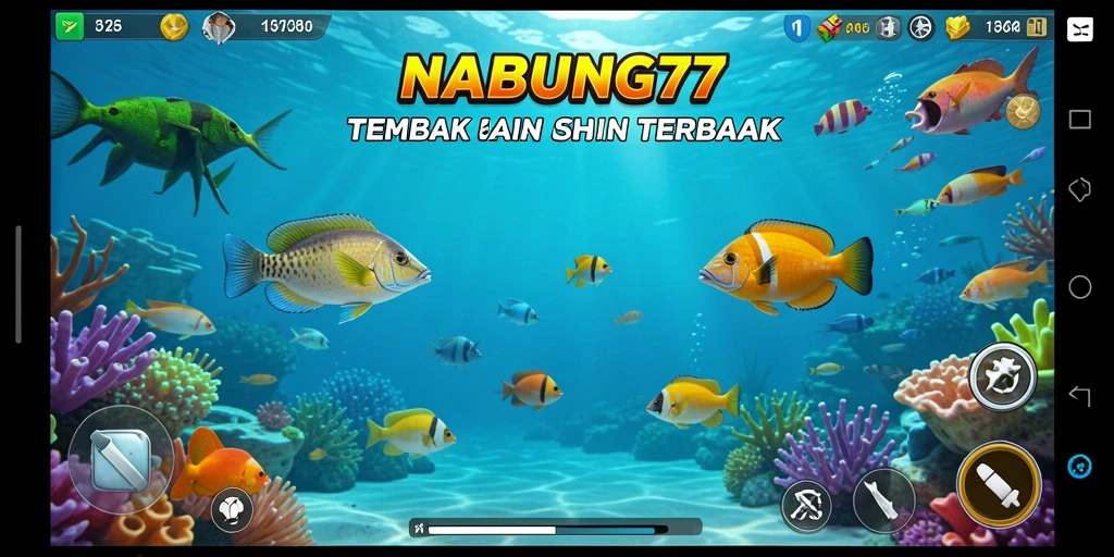 Tangkapan ikan yang seru dalam gameplay NABUNG77.