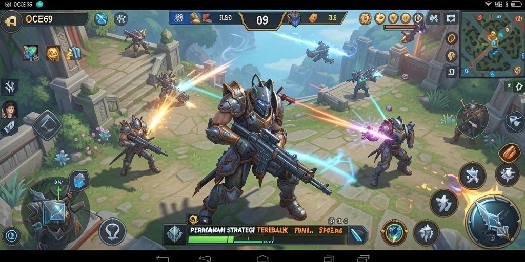 Tampilan menarik gameplay SLG di OCE69.