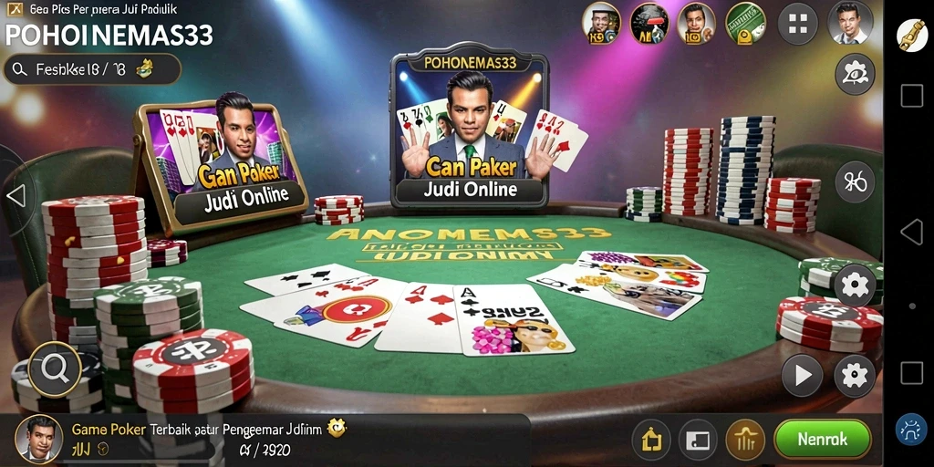 Tampilan gameplay mendebarkan di POHONEMAS33 dengan fitur menarik.