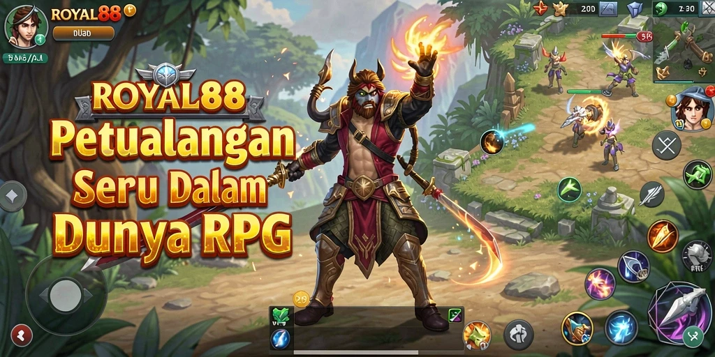 Gameplay seru dan petualangan mendebarkan dalam ROYAL88.