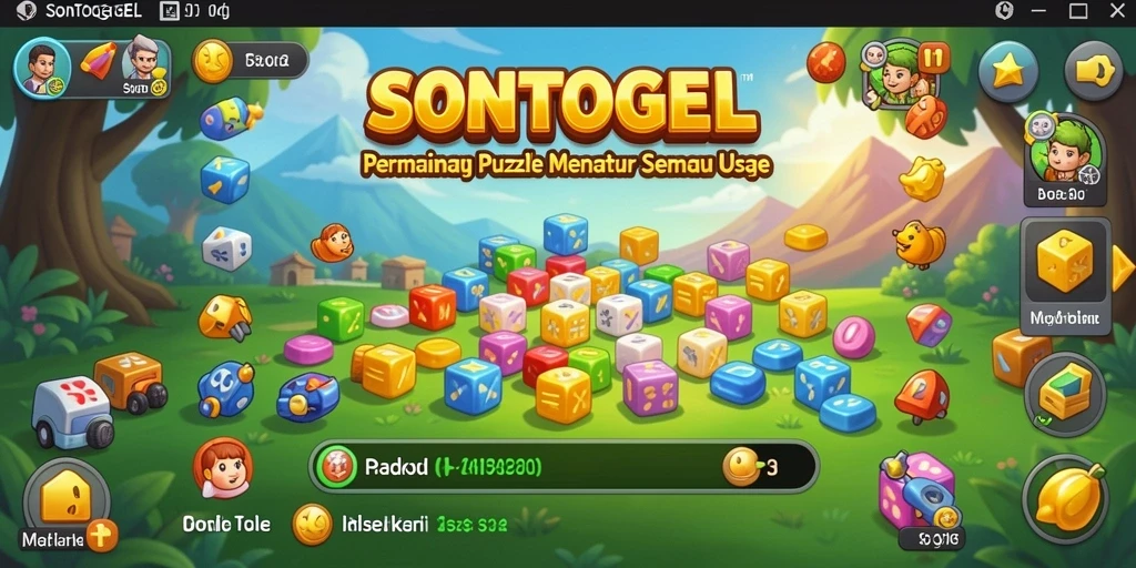 Tampilan gameplay seru dari SONTOGEL yang menantang.