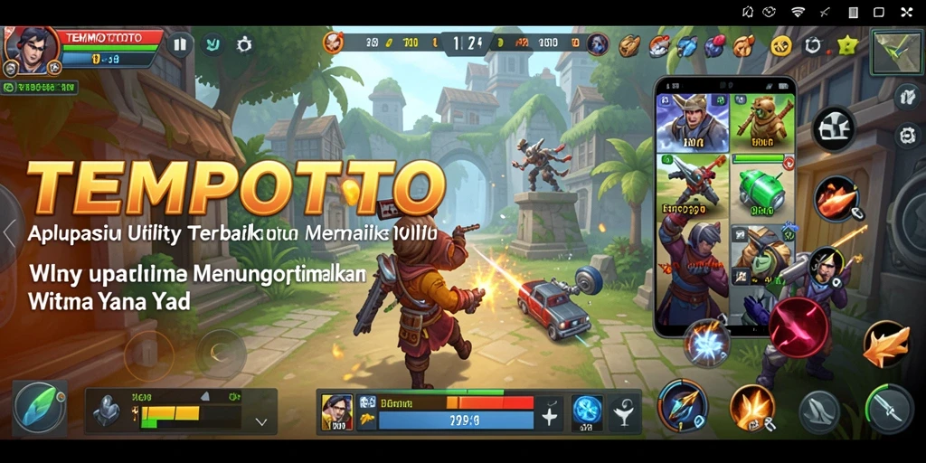 Tampilan antarmuka aplikasi TEMPOTOTO yang intuitif dan menarik.