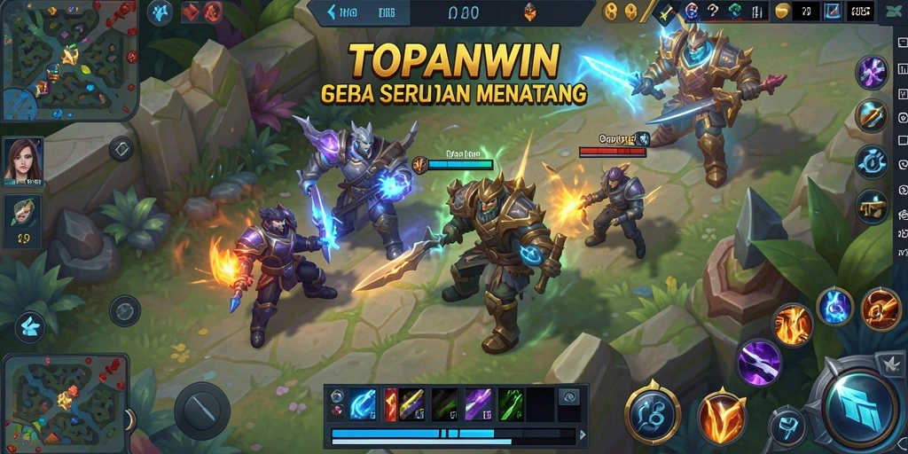 Pengalaman seru bermain MOBA di TOPANWIN dengan gameplay yang menarik.