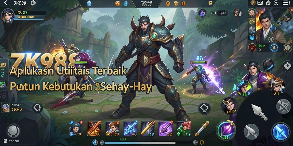 Screenshot utama aplikasi ZK988 menampilkan antarmuka pengguna yang intuitif.